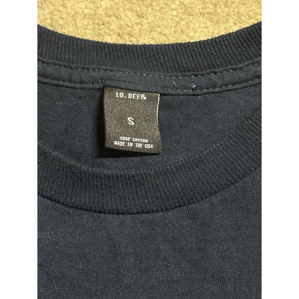 10.Deep Arrest The Police T Shirt Size Small Navy Blue Double Sided Made In USA - Picture 3 of 8